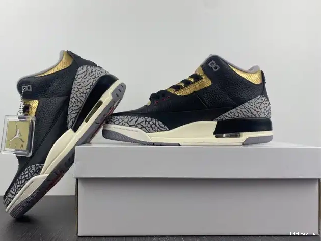 Rep Air Gold WMNS 3 CK9246-067 Jordan Black 0421